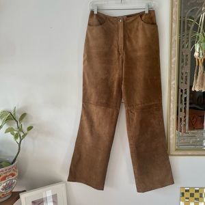 Y2K SUEDE PANTS